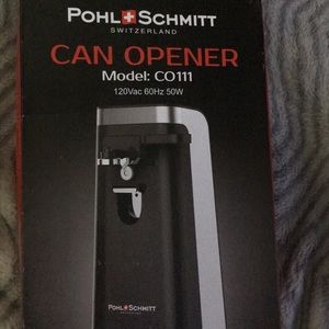 Electric can opener